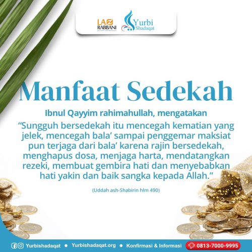 28 - Manfaat sedekah