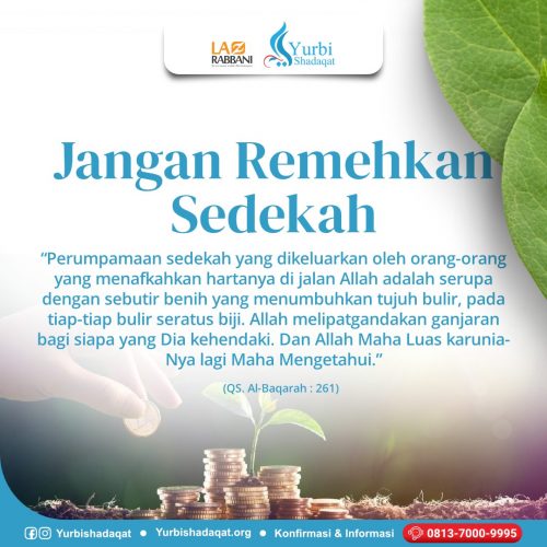 29 - Jangan remehkan sedekah (2)